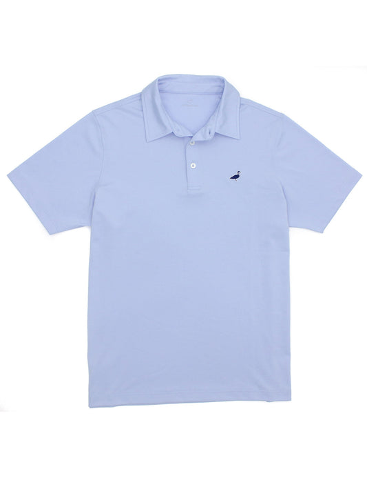 Men's Properly Tied Canal Polo-Light Blue