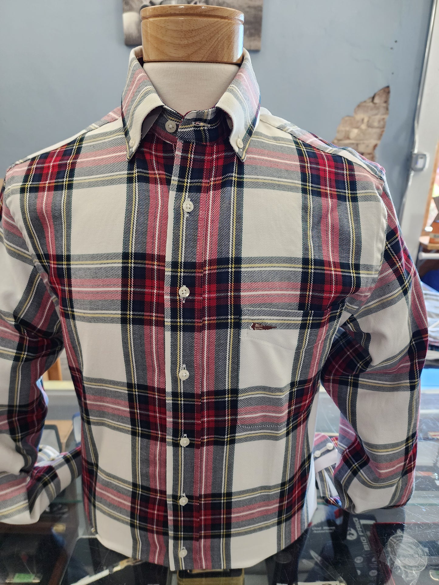 Men's Thomas Strut's Apparel Co. L/S Button Down-Griswald Plaid