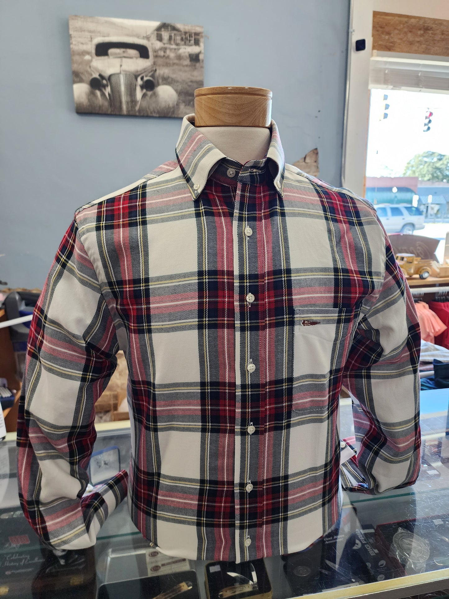 Men's Thomas Strut's Apparel Co. L/S Button Down-Griswald Plaid