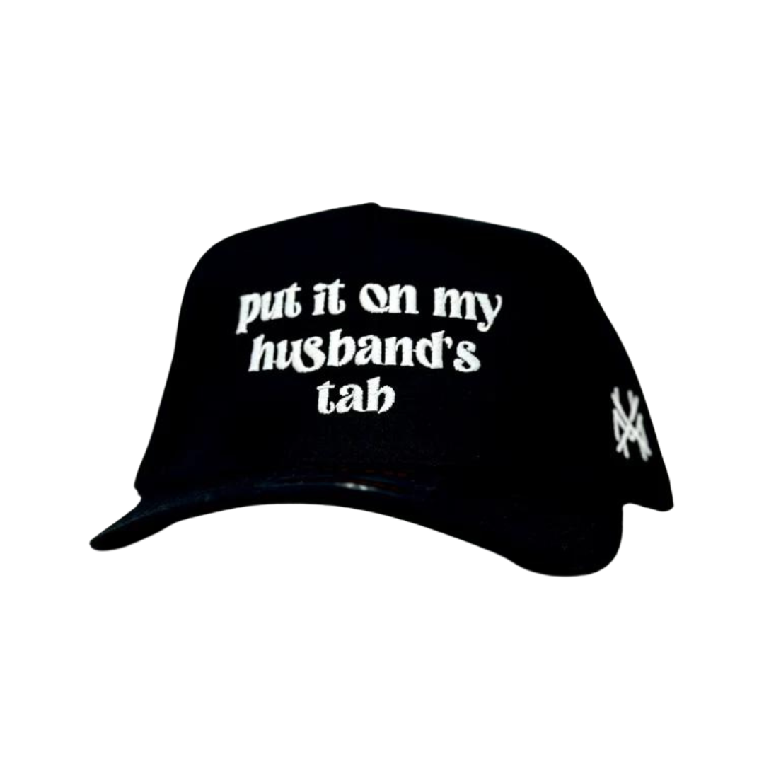 Put it on my Husband's Tab