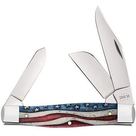 Case Star Spangled Bone Large Stockman