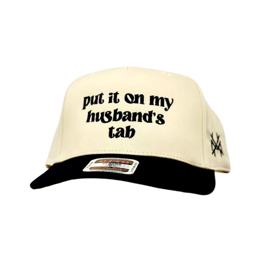 Put it on my Husband's Tab