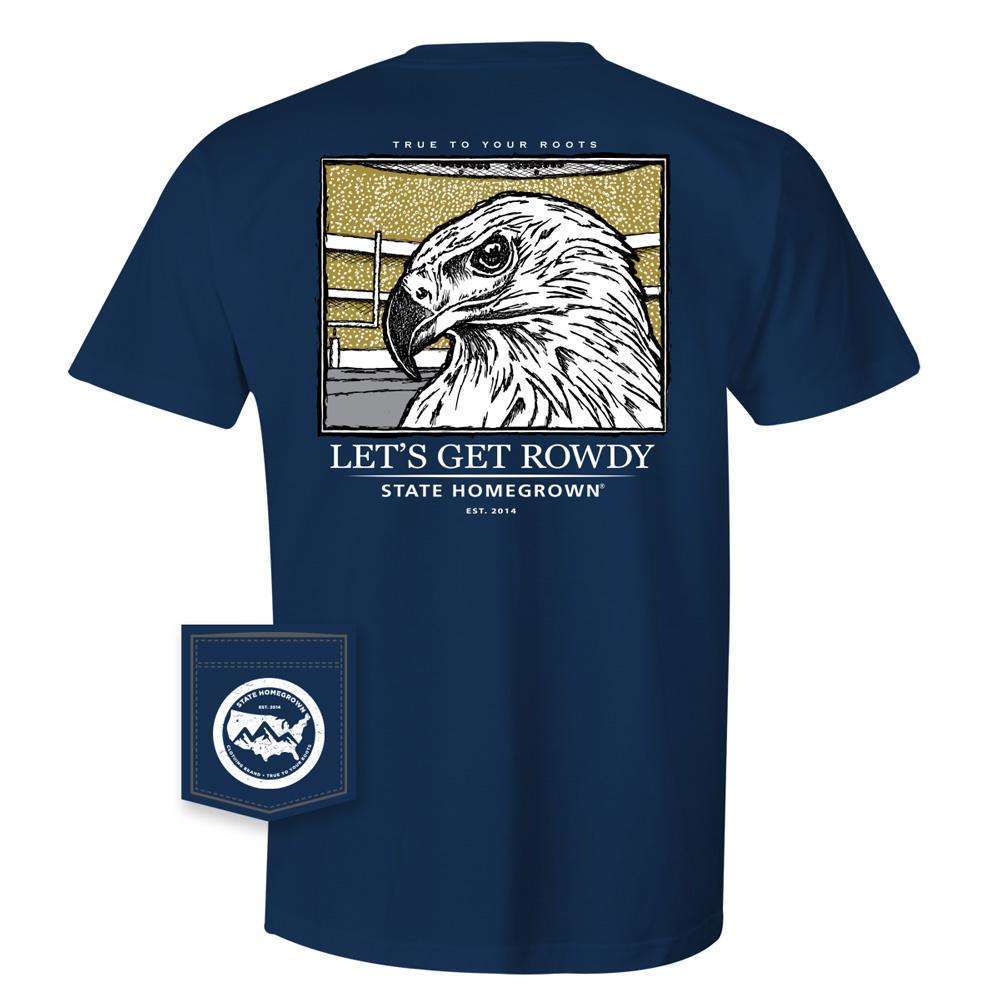 Let's Get Rowdy Eagle Pocket Tee
