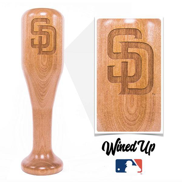 San Diego Padres "SD" Wined Up® | Baseball Bat Wine Mug