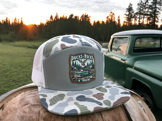 Ducks Bucks N' Trucks Patch - SA7AGE Lost Hat. Co.