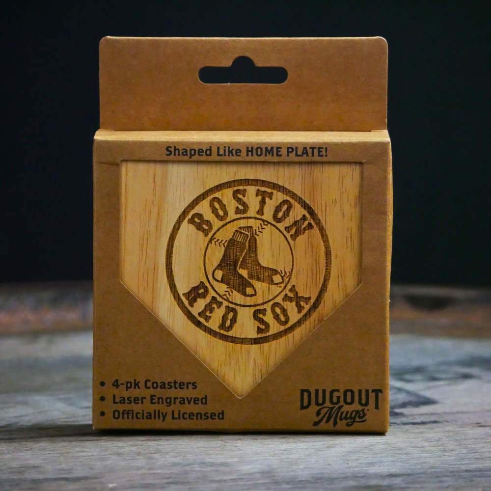 Boston Red Sox Dugout Mug® | Wood Coaster