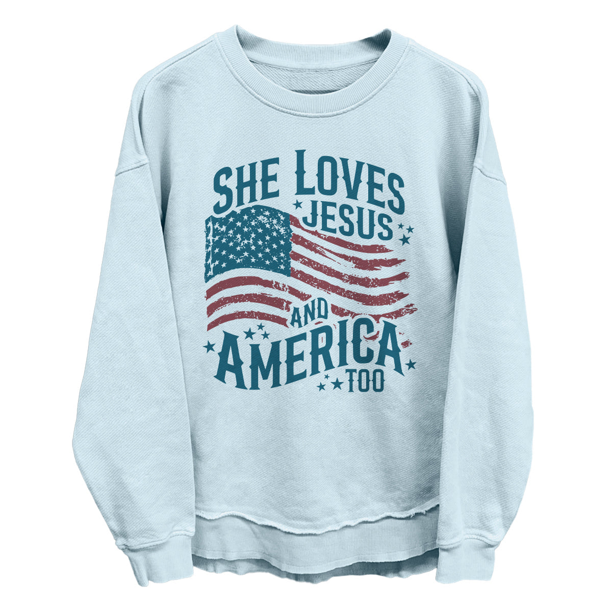 She Loves Jesus And America Too (Front)
