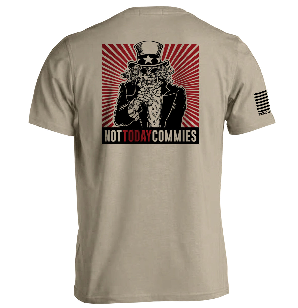 Not Today Commies Uncle Sam (Black)