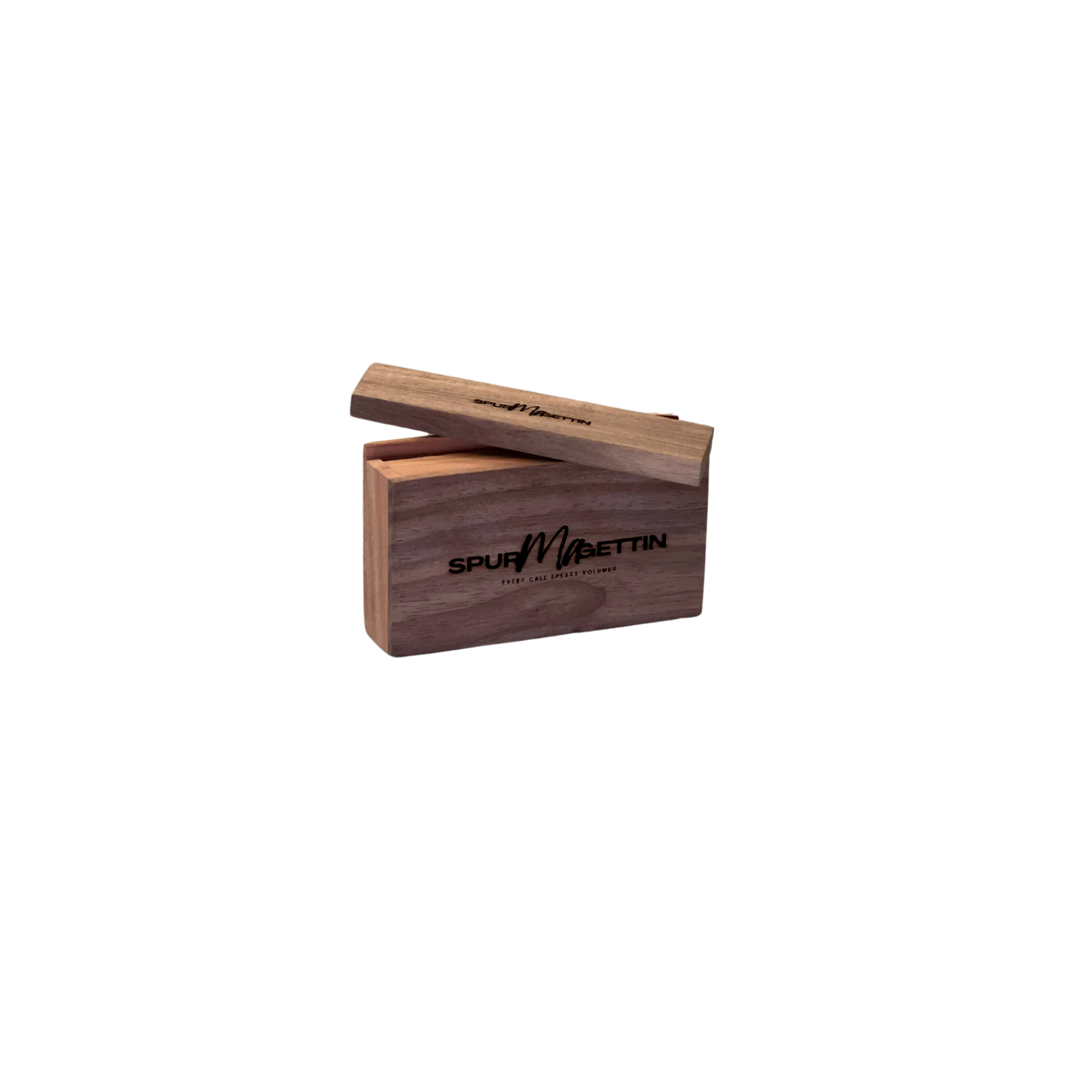 Scratch Box Call in Walnut/Cedar Wood