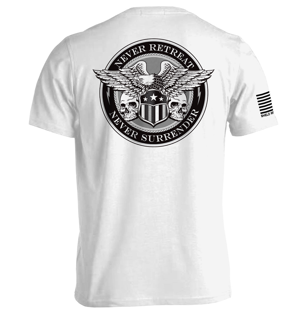 Never Retreat Never Surrender Skulls