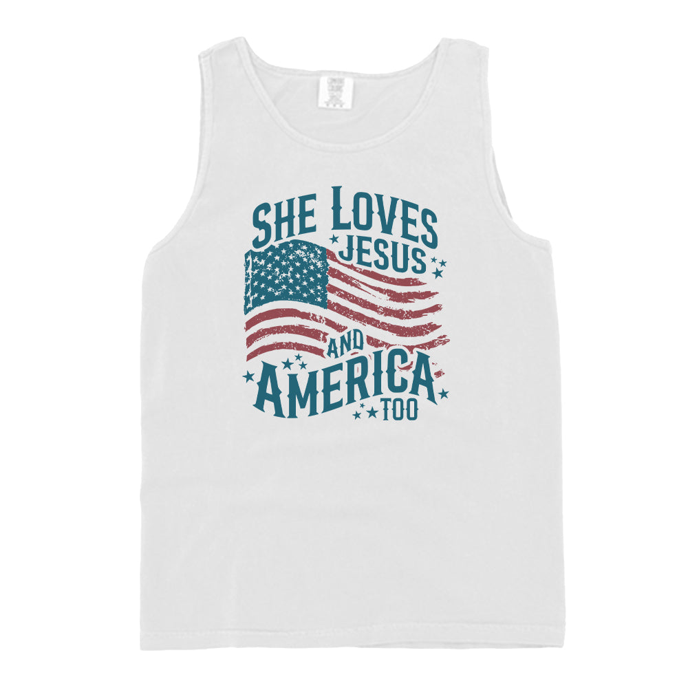 She Loves Jesus And America Too (Front)