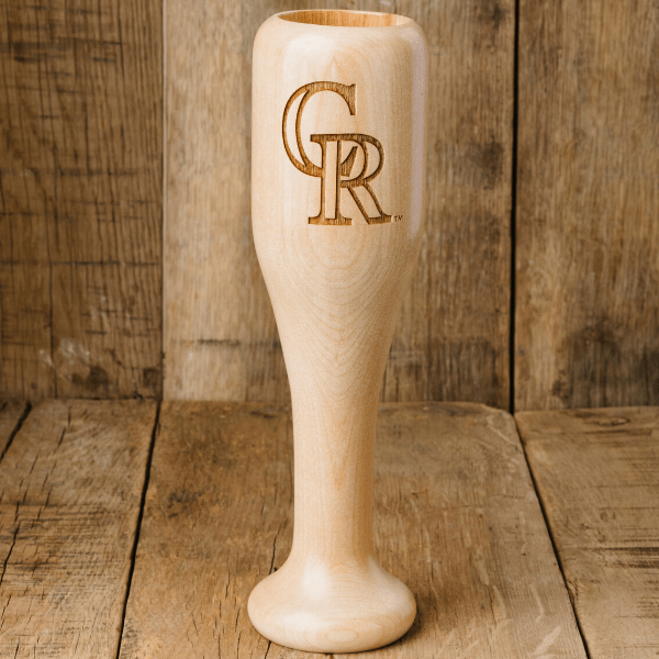 Colorado Rockies "CR" Wined Up® | Baseball Bat Wine Mug