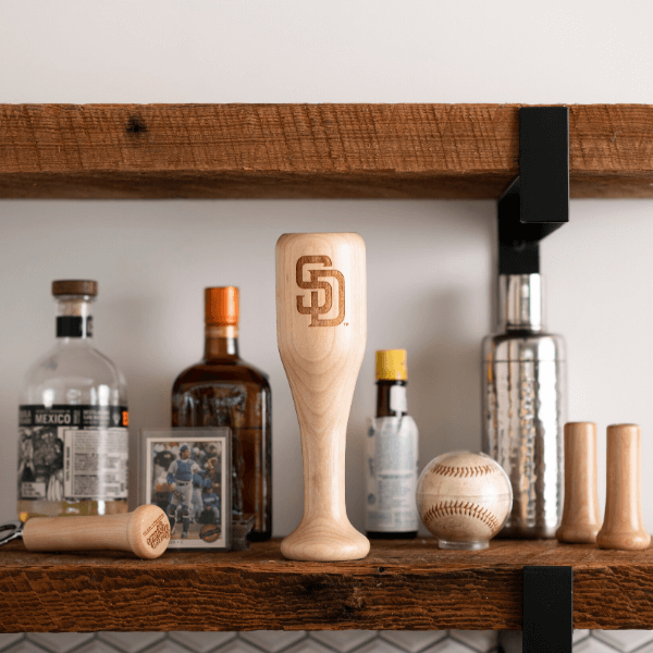 San Diego Padres "SD" Wined Up® | Baseball Bat Wine Mug