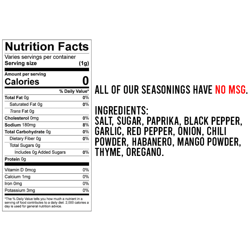 Grill Your A** Off Crispy's Mango Habanero Seasoning