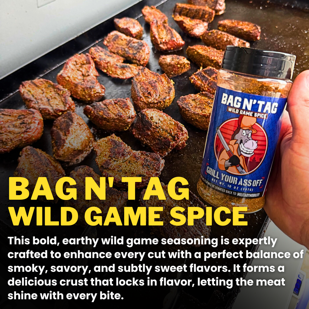 Bag N' Tag Wild Game Seasoning โ Bold & Smoky Grill Blend