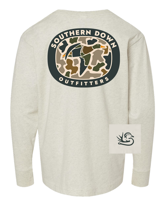 Duck Camo Youth LS Tee