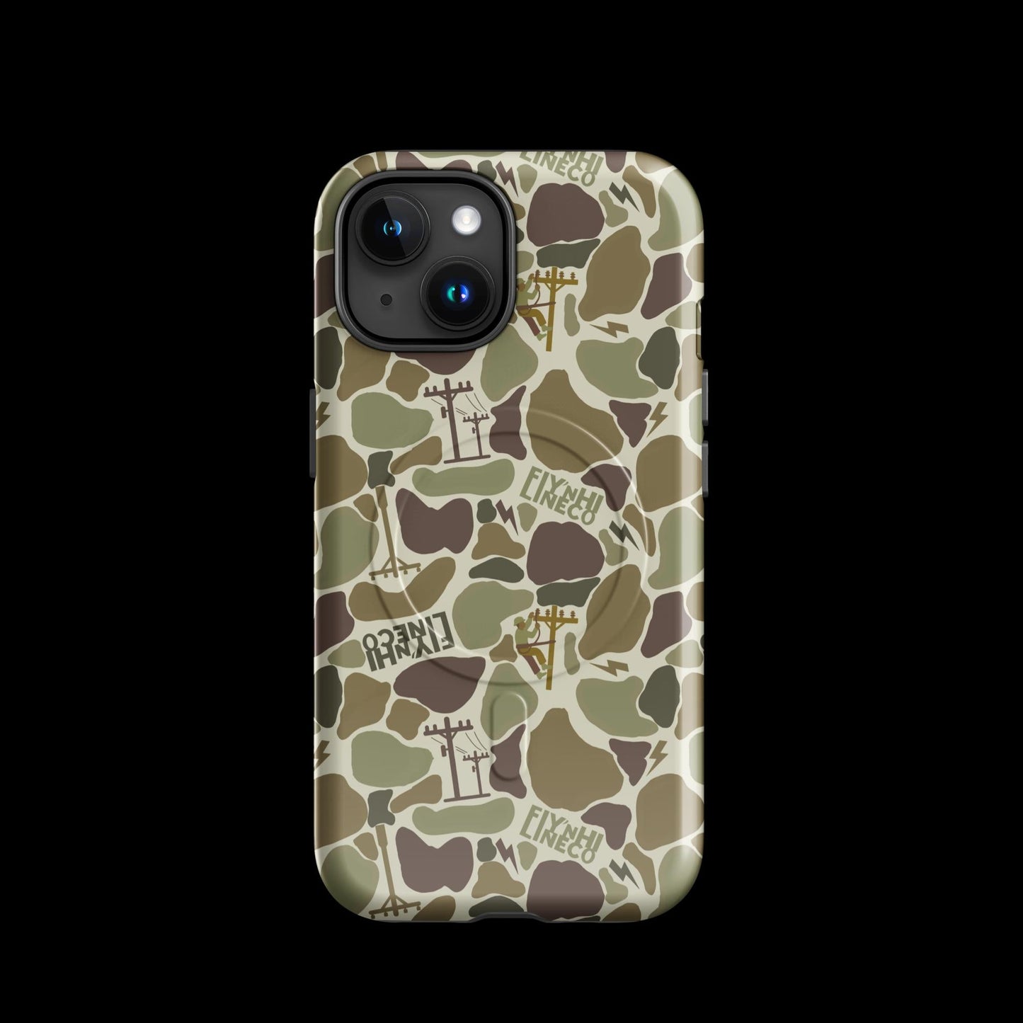 LineTrash Camo iphone case