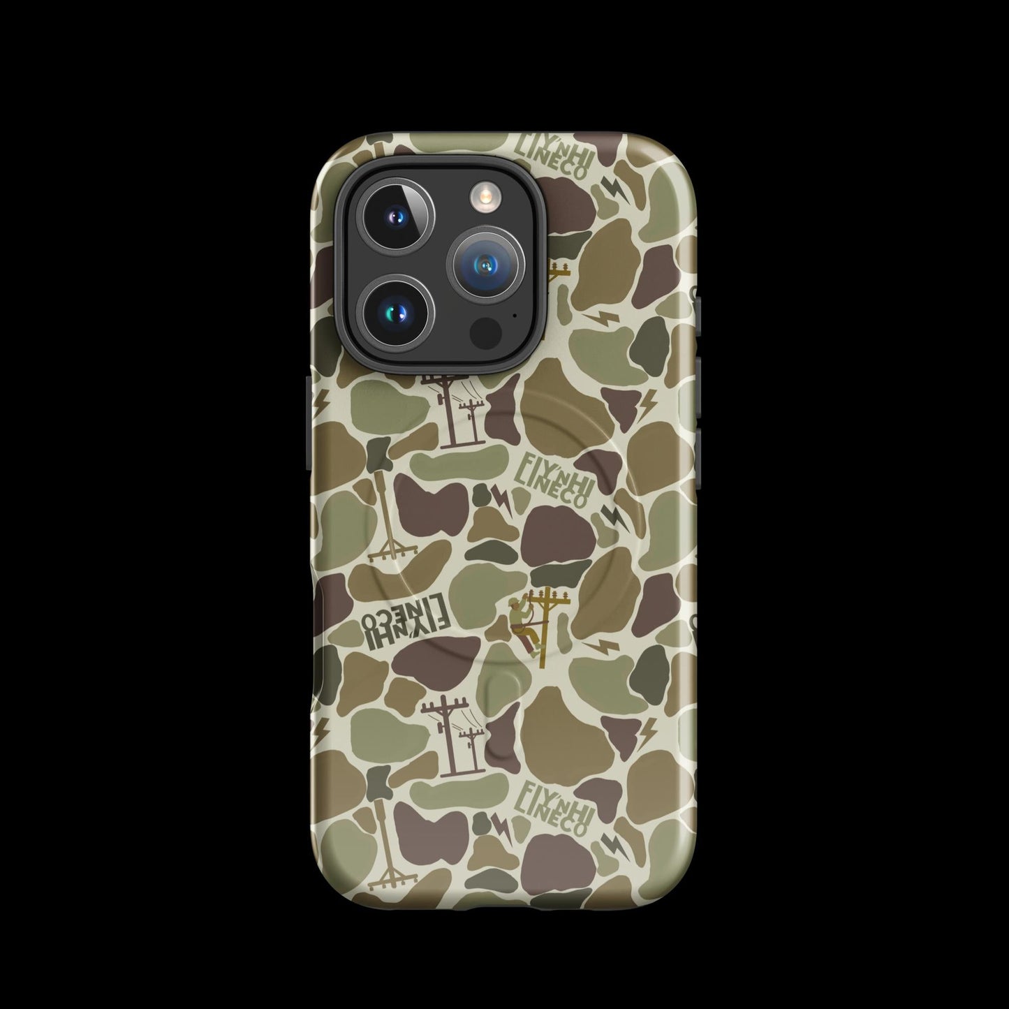 LineTrash Camo iphone case