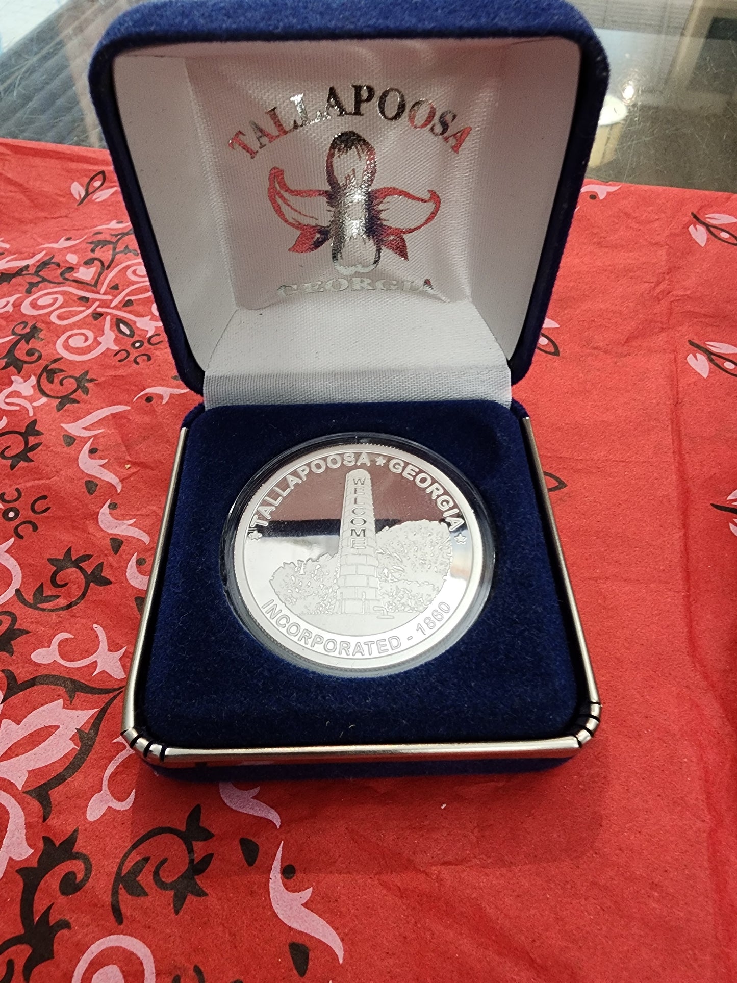 Tallapoosa, Georgia 1 Troy oz. Collectible Silver Coin