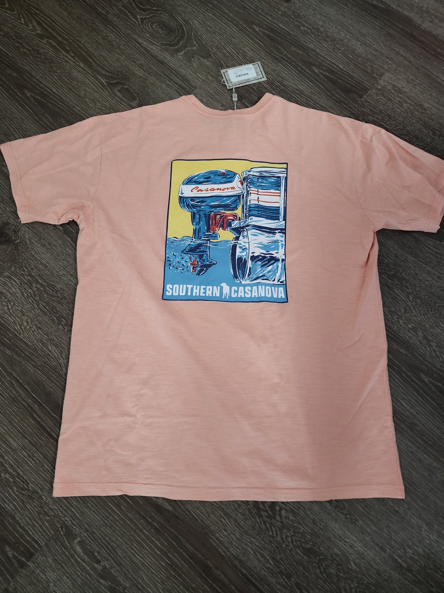 Men's Southern Casanova Pontoon Motor S/S Pocket Tee