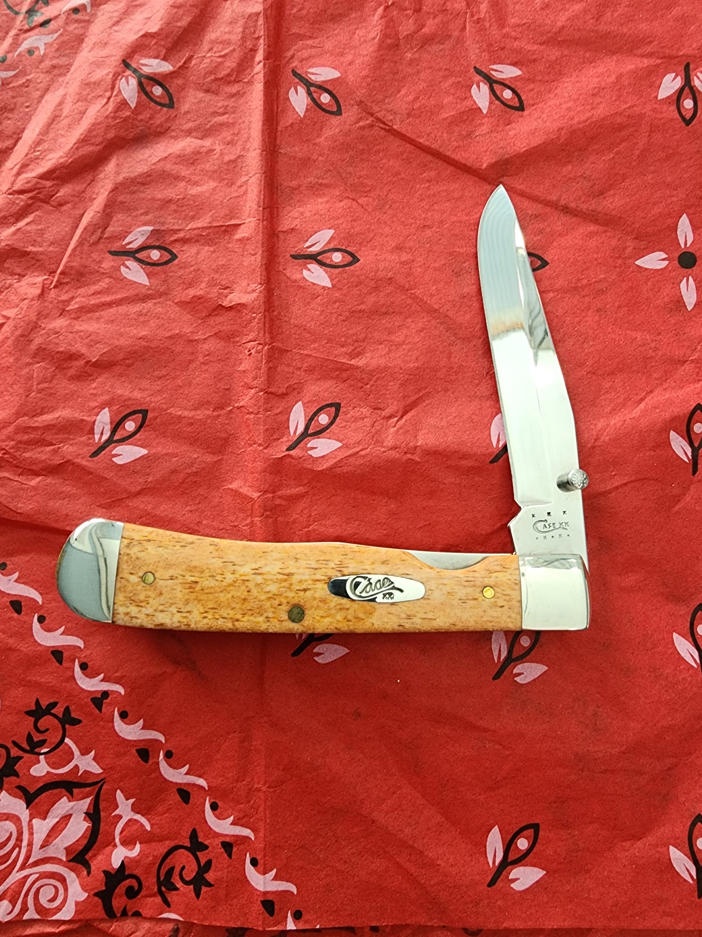 2012 Case Smooth Chestnut Trapperlock with Clip