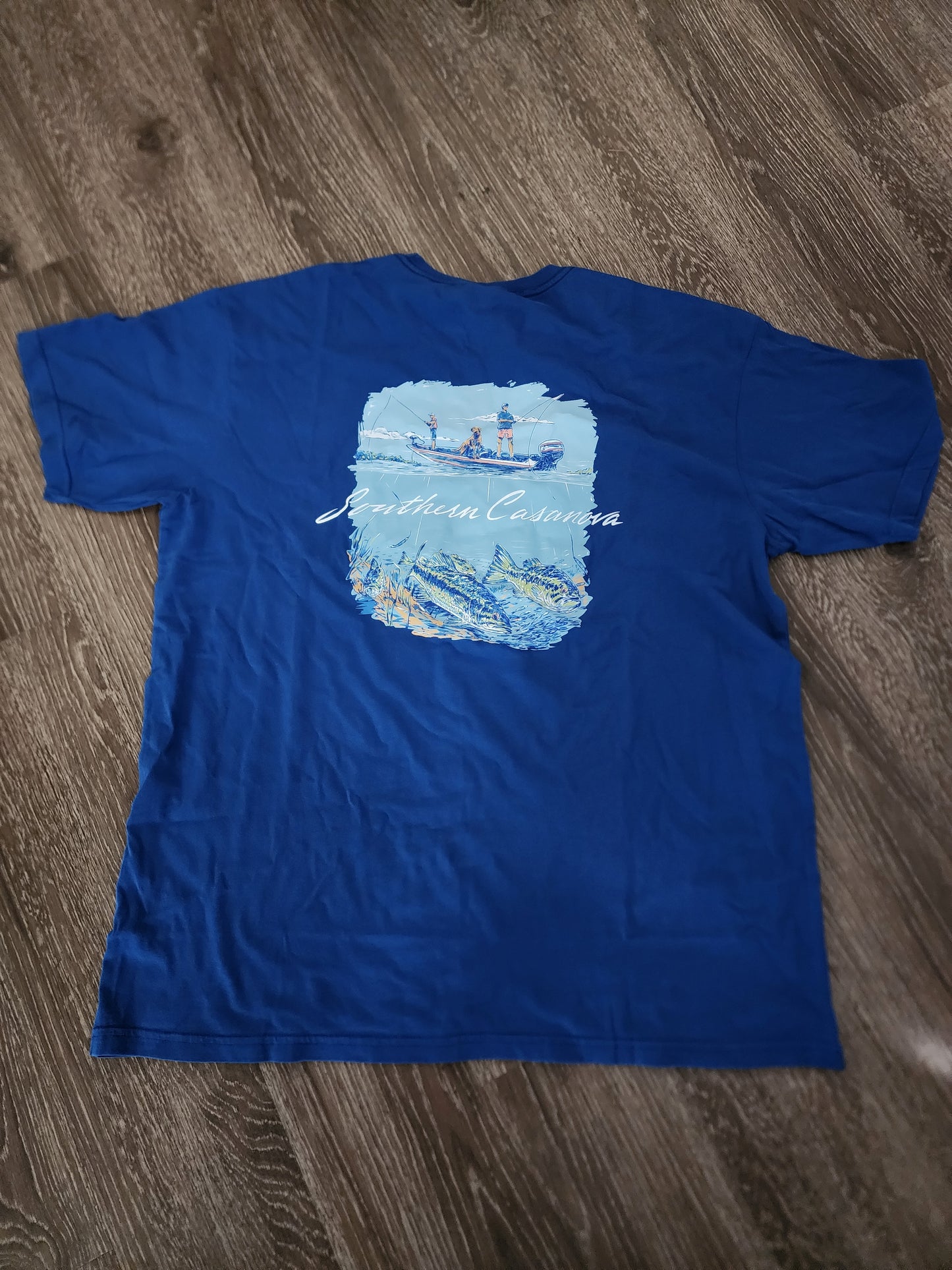 Men's Southern Casanova Bass Fisherman S/S Pocket Tee