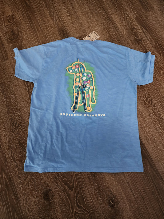 Men's Southern Casanova Billiards Dog S/S Pocket Tee