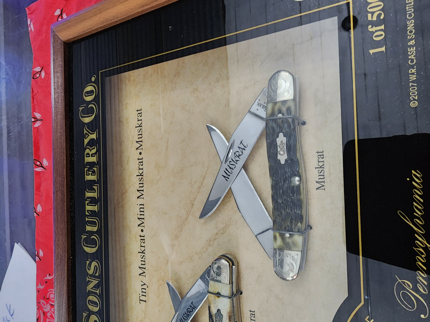 2007 Case Muskrat Commemorative Set 1 of 500 MINT