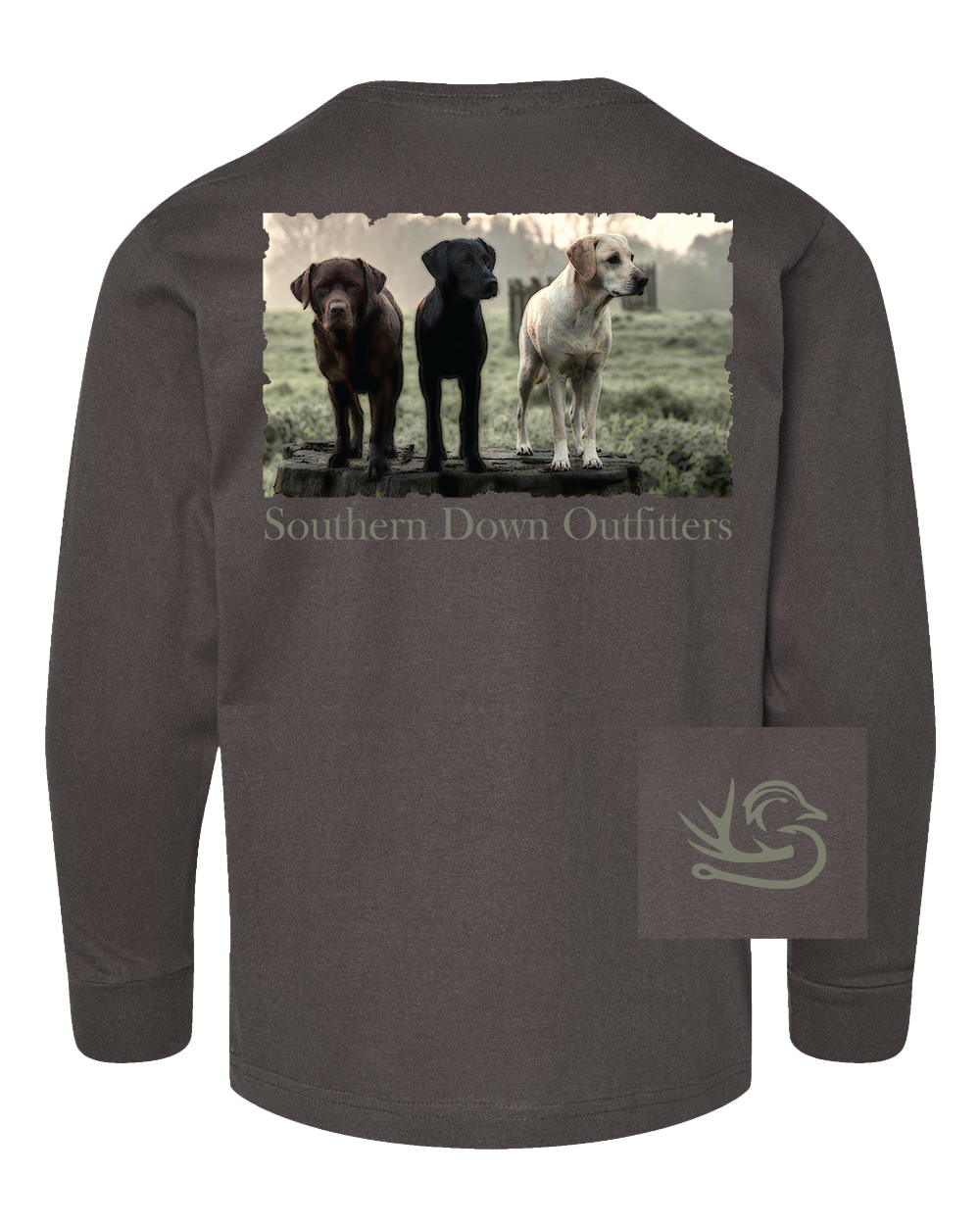 Three Dogs Youth LS Tee