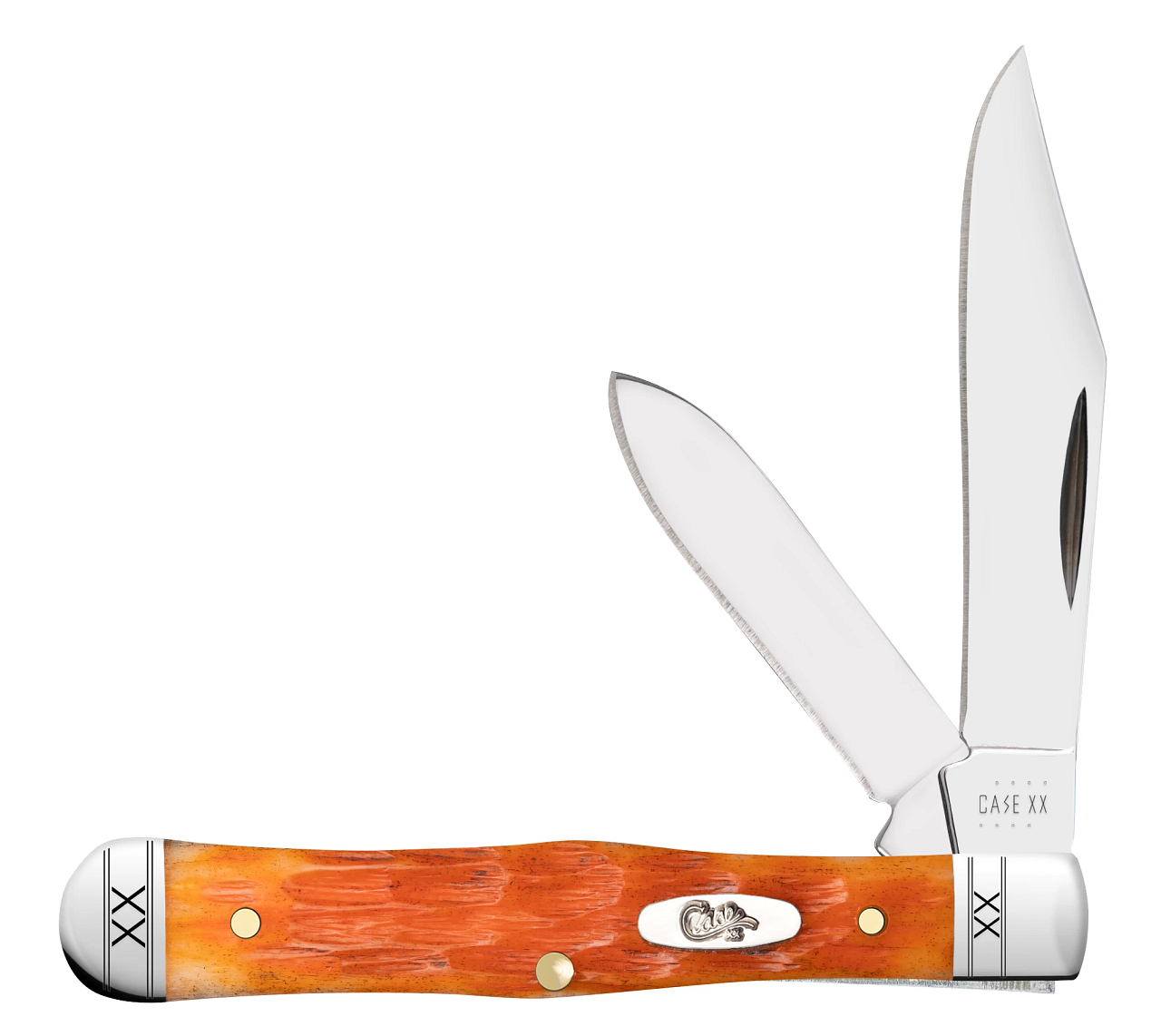 Case XX™ Swell Center Jack 35811 Jigged Cayenne Bone Stainless Pocket Knife