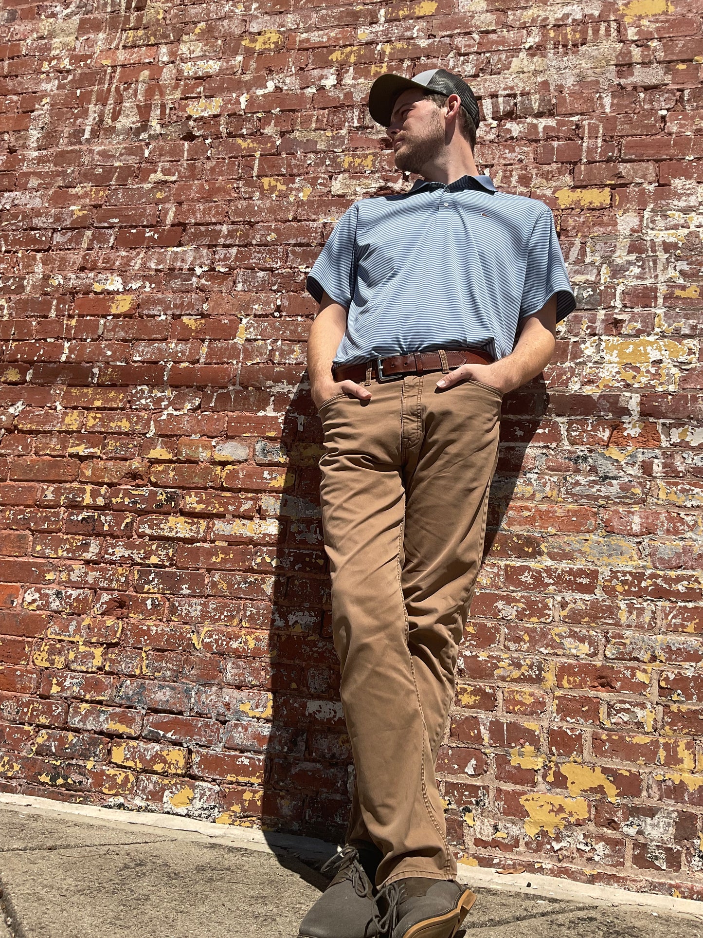 Thomas Strut's Apparel Performance Polo-Periscope Stripe