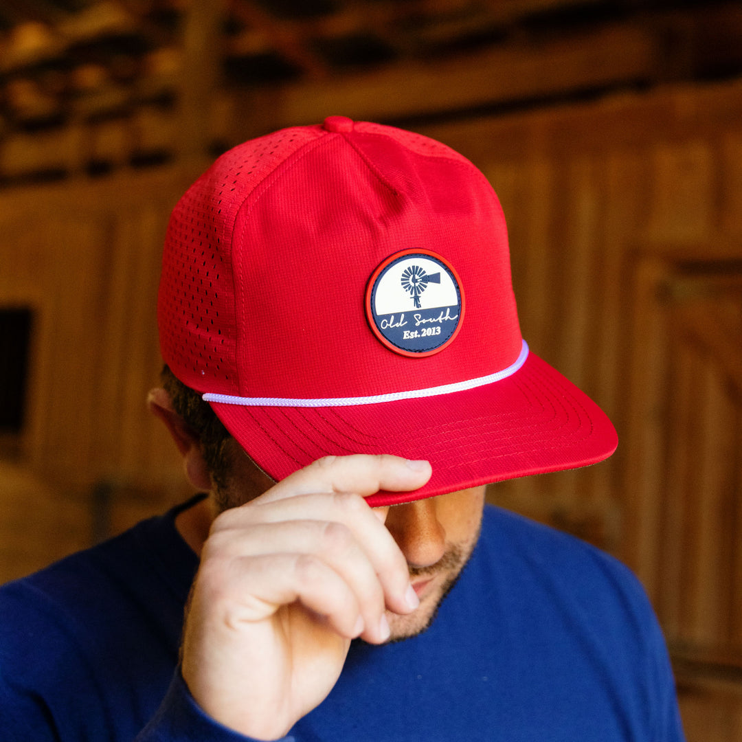 Men's Old South Classic Patch Hydro Rope Hat