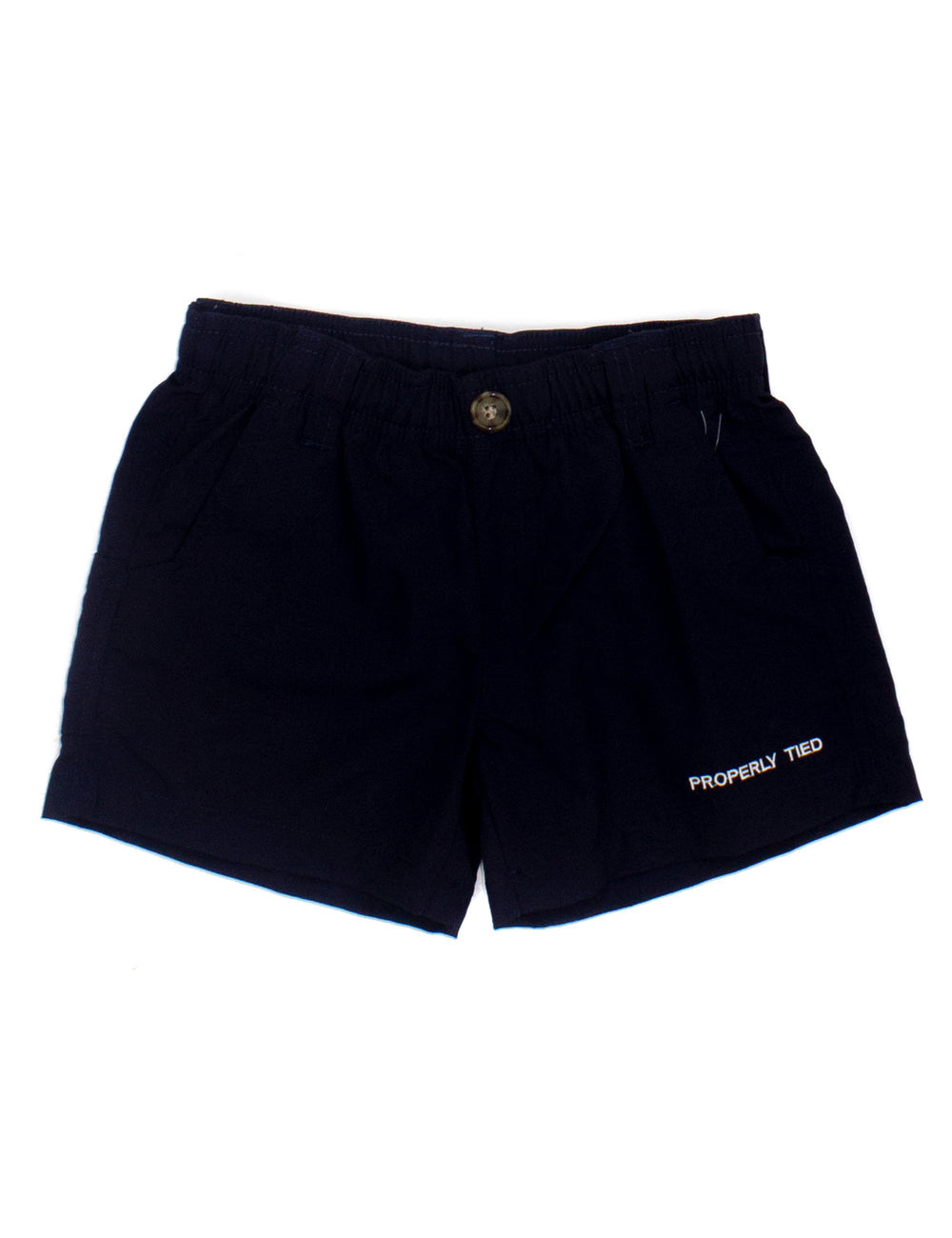 Youth Properly Tied Mallard Shorts-Navy