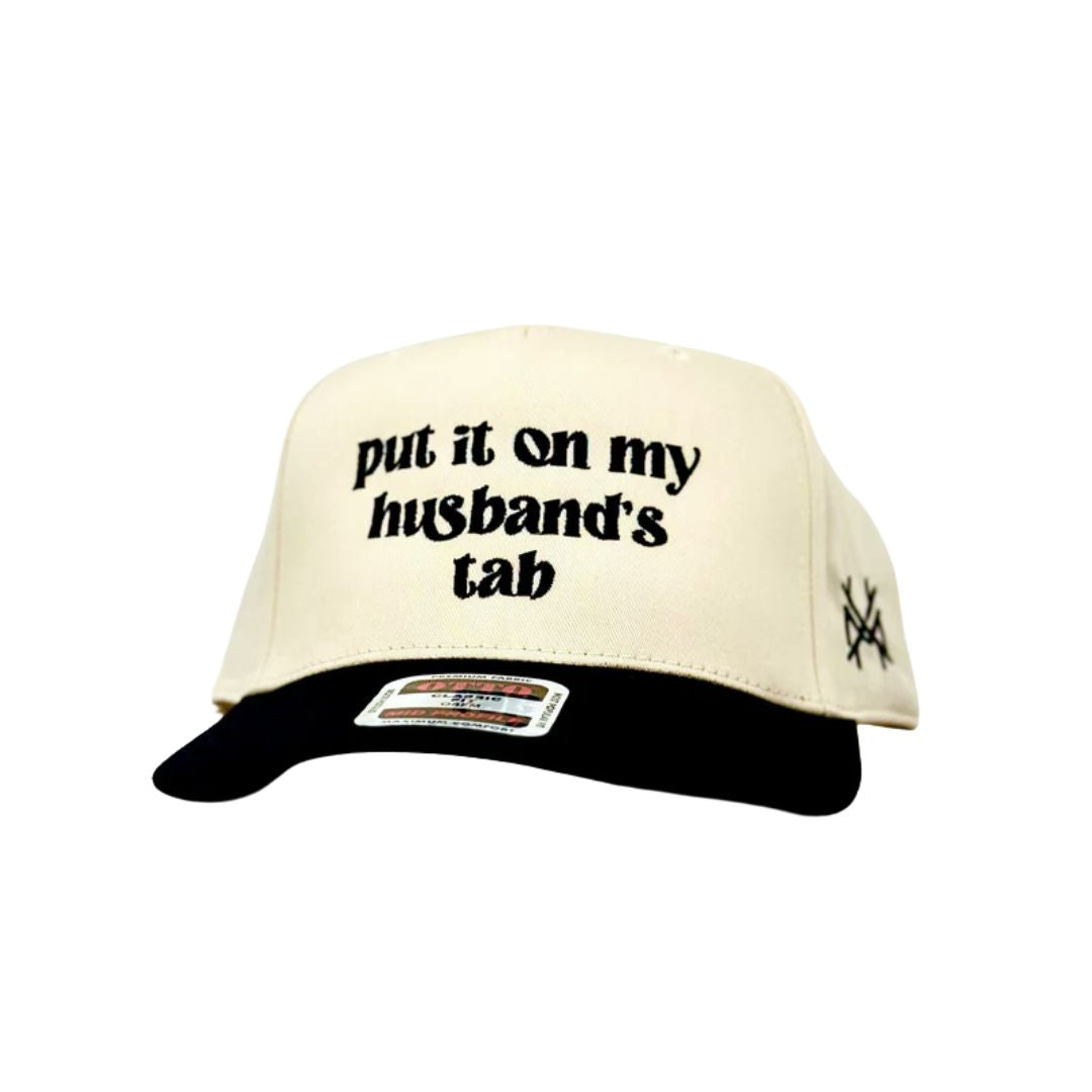 Put it on my Husband's Tab