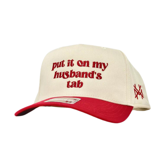 Put it on my Husband's Tab