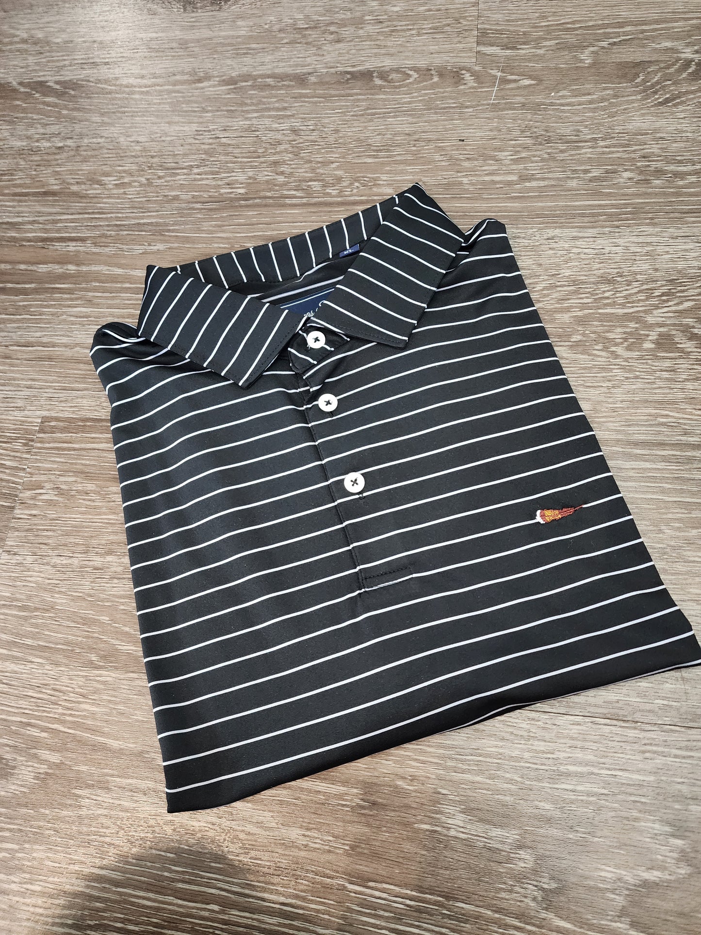 Men's Thomas Strut's Apparel Co. Performance Polo-Lignite Coal