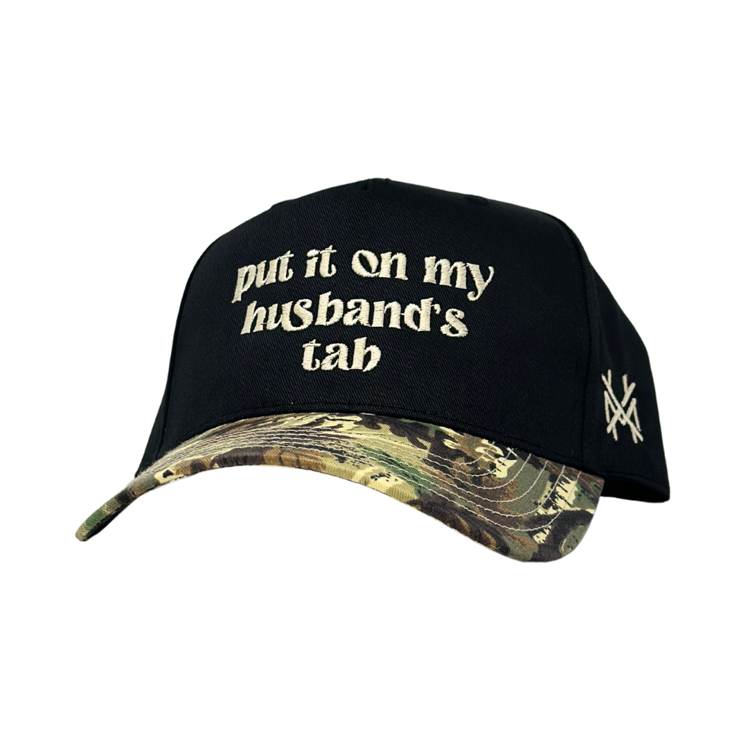 Put it on my Husband's Tab
