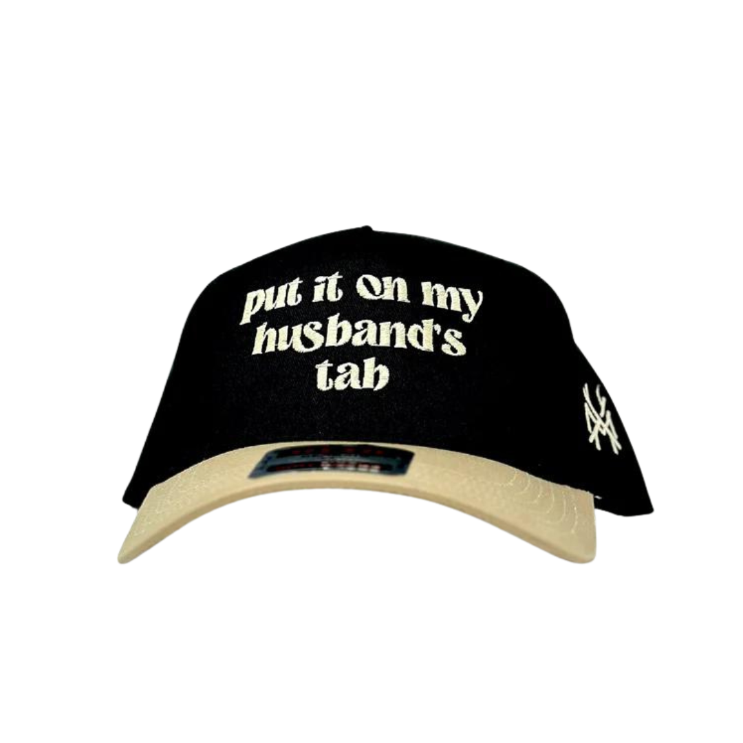 Put it on my Husband's Tab
