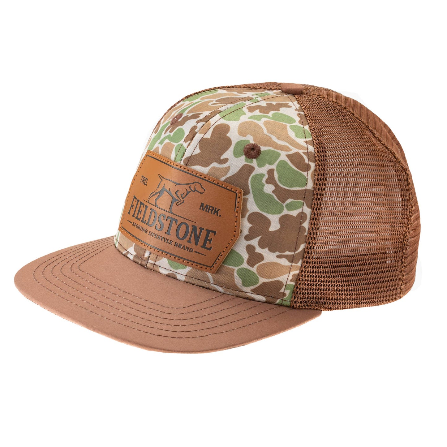 Youth Fieldstone Vintage Brown Bill Hat (096Y)