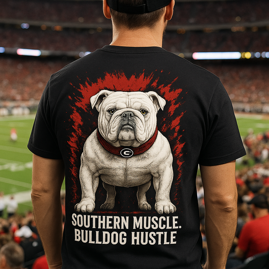 Youth Southern Muscle, Bulldog Hustle Tee Shirt