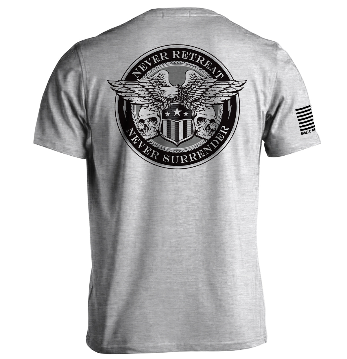 Never Retreat Never Surrender Skulls