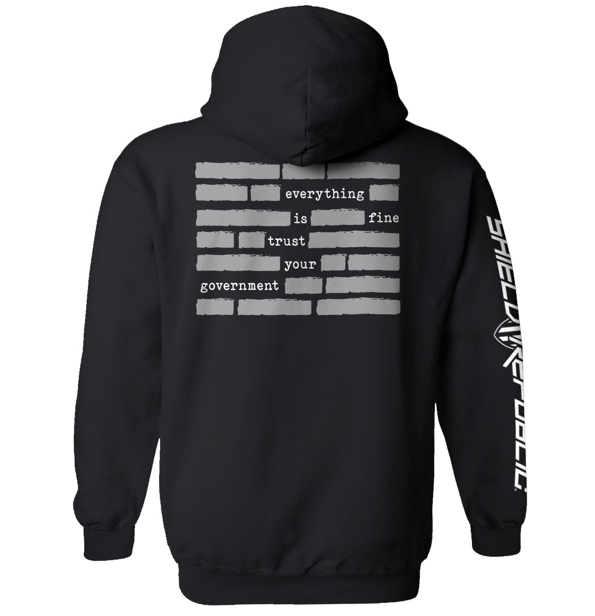 Trust The Government Redacted (Back Print)