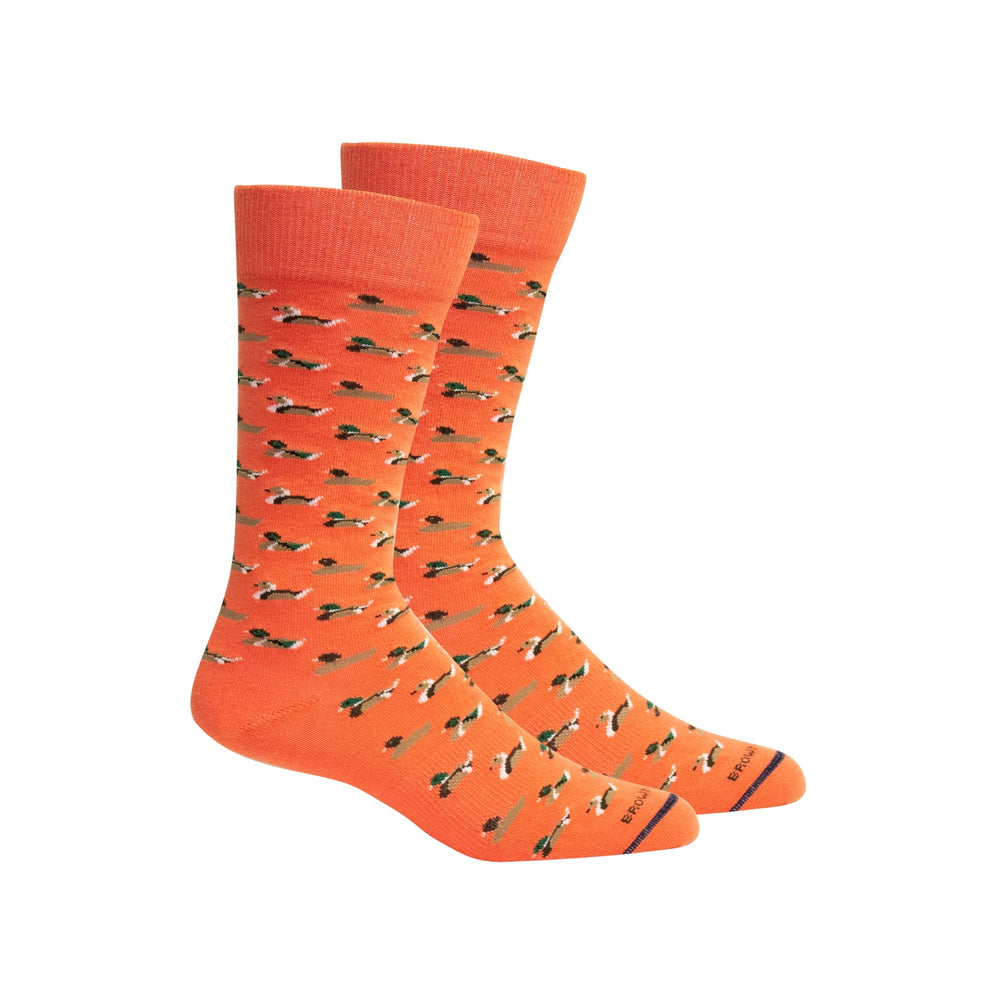 Men's Brown Dog Currituck Duck Socks