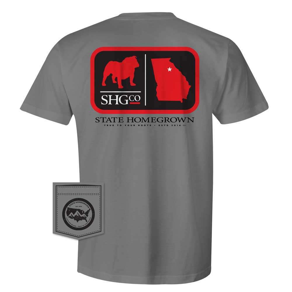 Georgia Dawg Pocket Tee - Comfort Color