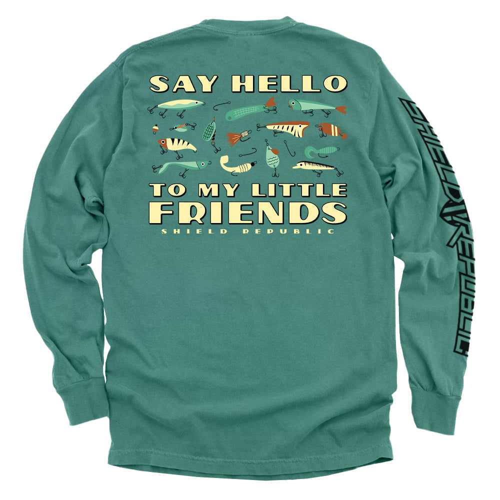Say Hello to My Little Friends Green (Back Print)