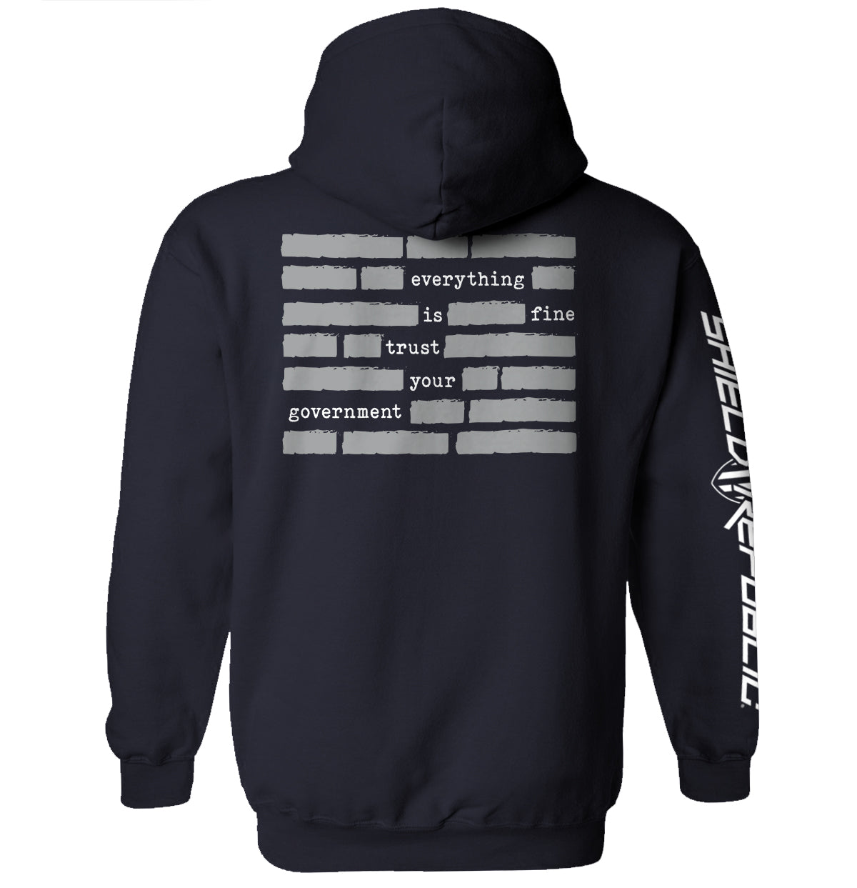 Trust The Government Redacted (Back Print)