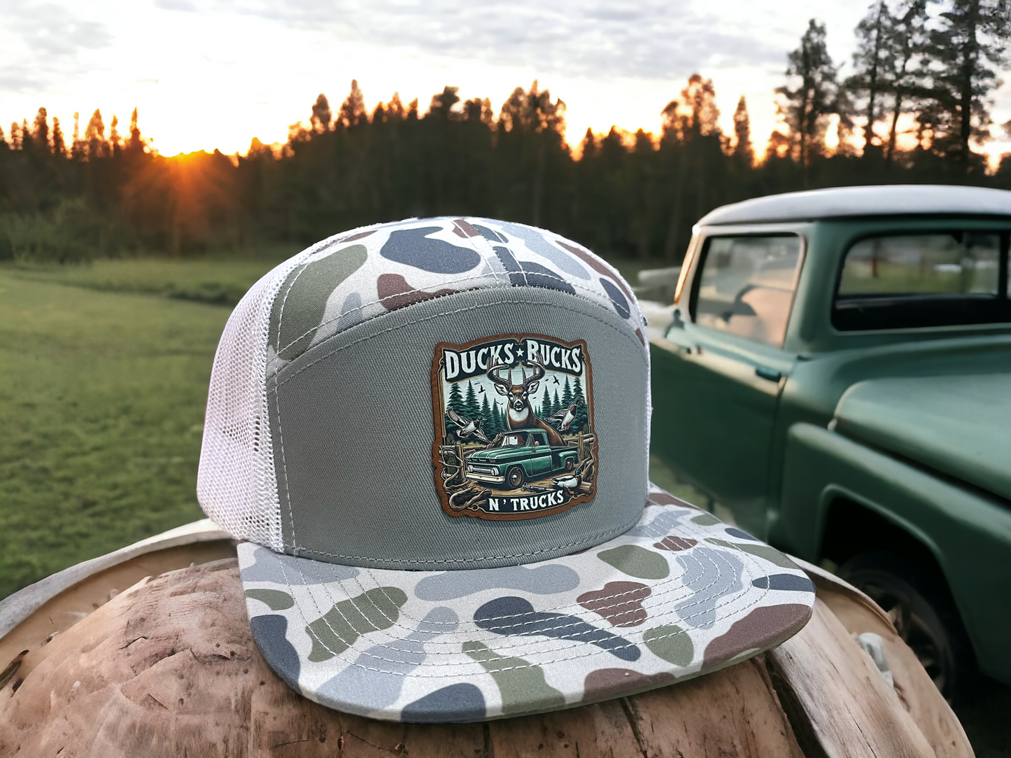 Ducks Bucks N' Trucks Patch - SA7AGE Lost Hat. Co.