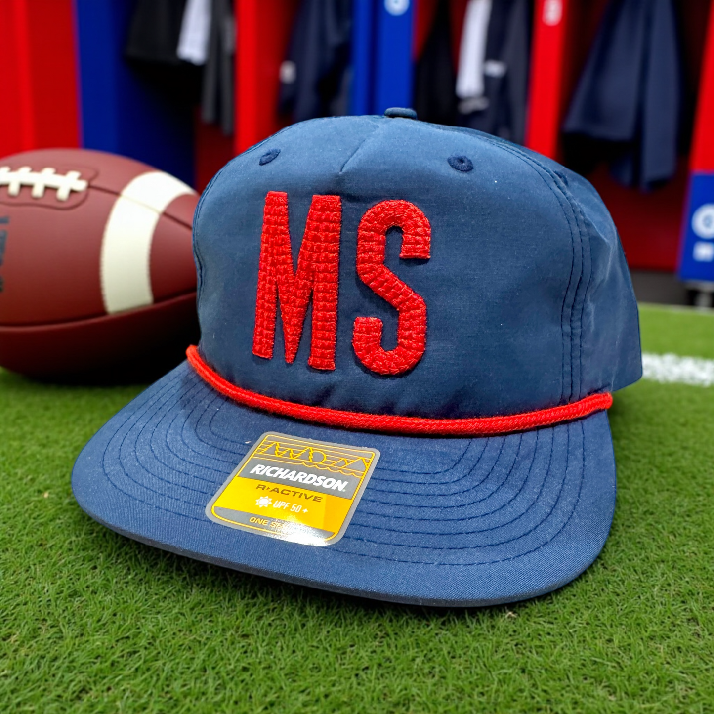 Go Rebs! Puff Embroidery Ole Miss Caps
