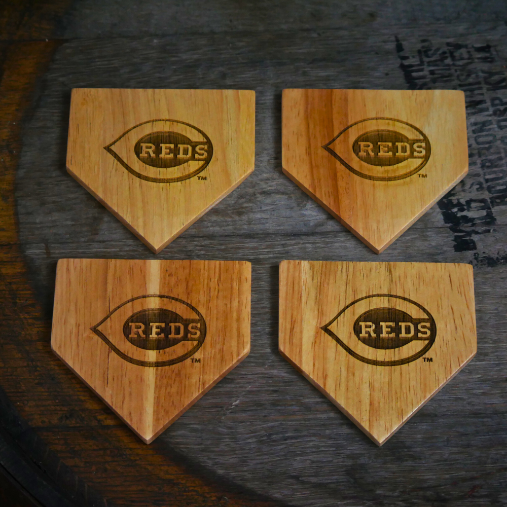 Cincinnati Reds Dugout Mug® | Wood Coaster