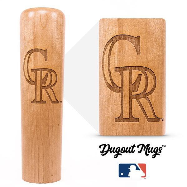 Colorado Rockies "CR" Dugout Mug® | Baseball Bat Mug Collective